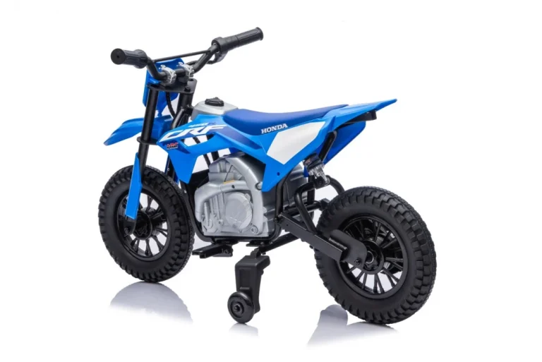 Dječji Električni Motocikl Honda Cfr450r Plavi Motor Na Akumulator 9