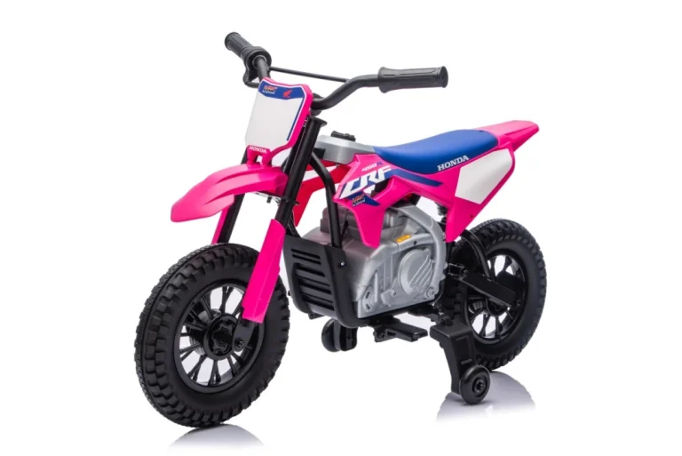 Dječji Električni Motocikl Honda Cfr450r Ružičasti Motor Na Akumulator 1