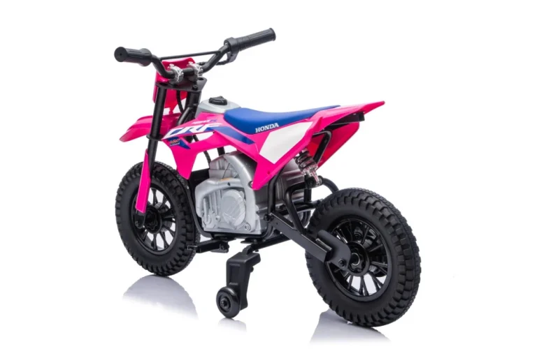 Dječji Električni Motocikl Honda Cfr450r Ružičasti Motor Na Akumulator 10