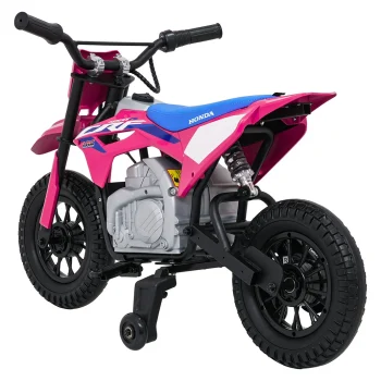 Dječji Električni Motocikl Honda Cfr450r Ružičasti Motor Na Akumulator 11