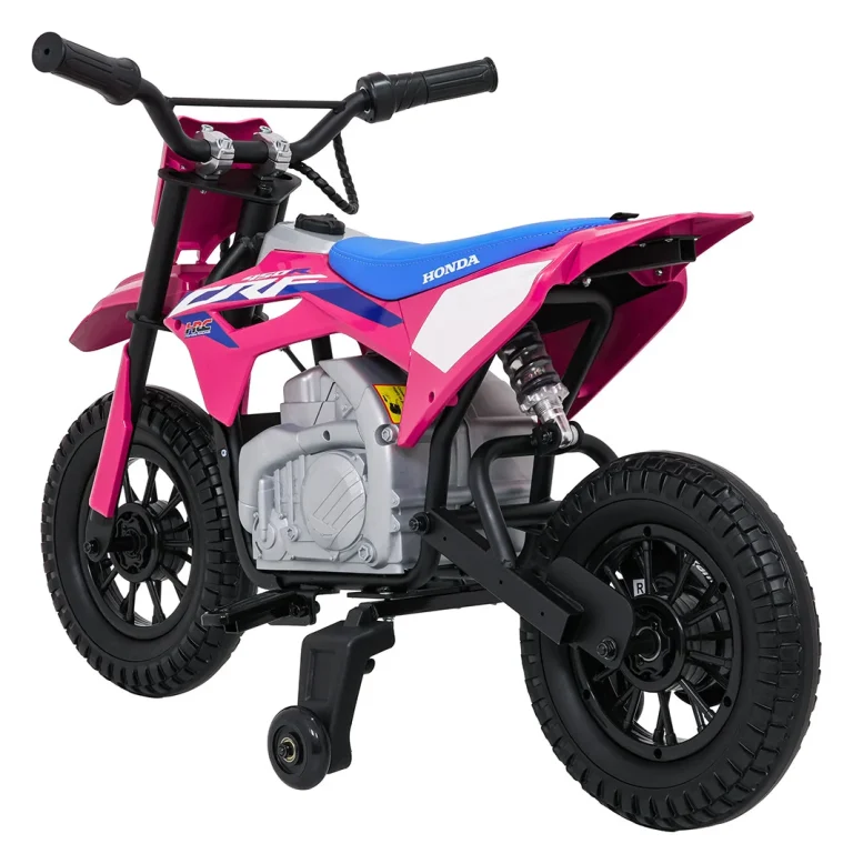 Dječji Električni Motocikl Honda Cfr450r Ružičasti Motor Na Akumulator 11