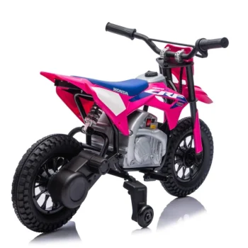 Dječji Električni Motocikl Honda Cfr450r Ružičasti Motor Na Akumulator 16