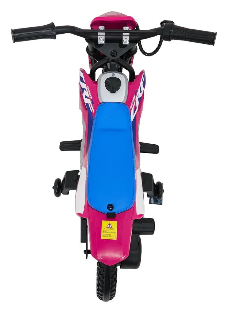Dječji Električni Motocikl Honda Cfr450r Ružičasti Motor Na Akumulator 18