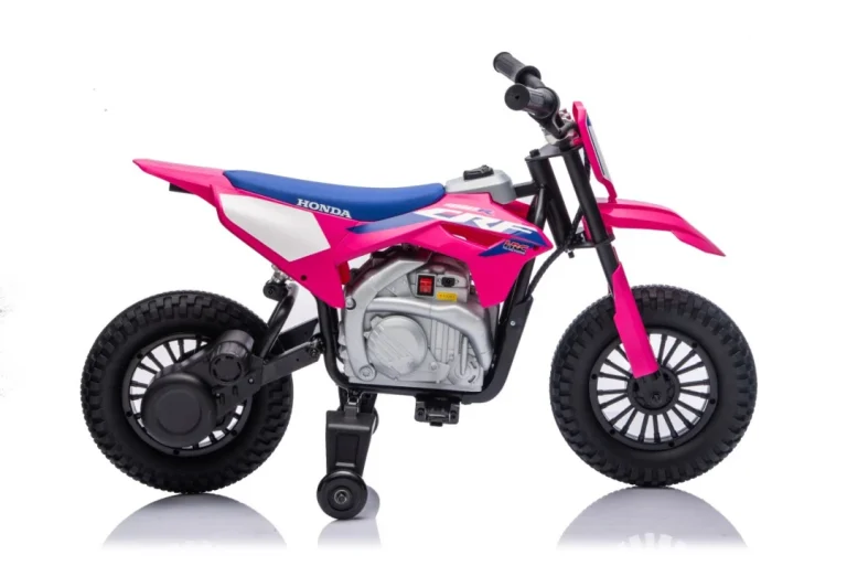 Dječji Električni Motocikl Honda Cfr450r Ružičasti Motor Na Akumulator 19