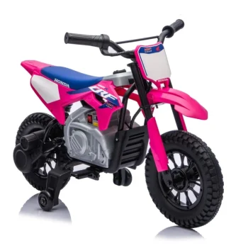 Dječji Električni Motocikl Honda Cfr450r Ružičasti Motor Na Akumulator 22