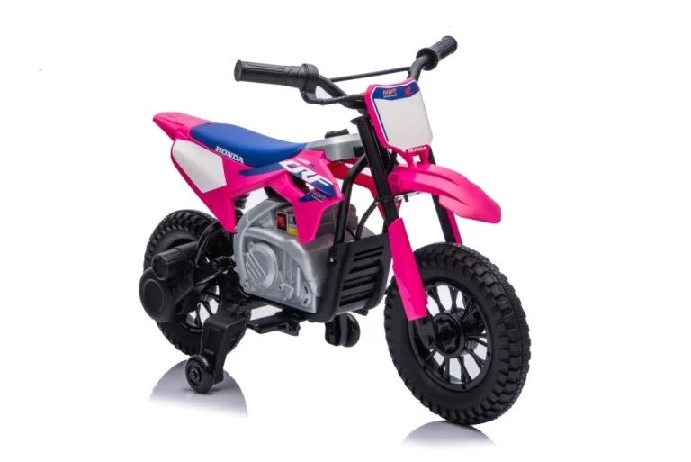 Dječji Električni Motocikl Honda Cfr450r Ružičasti Motor Na Akumulator 22