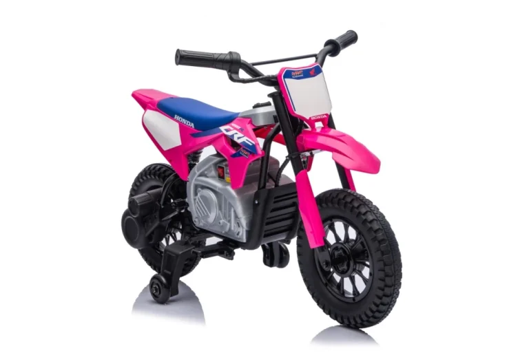 Dječji Električni Motocikl Honda Cfr450r Ružičasti Motor Na Akumulator 25