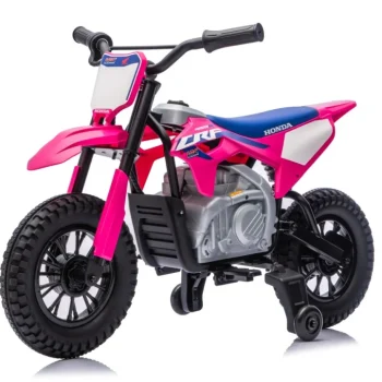 Dječji Električni Motocikl Honda Cfr450r Ružičasti Motor Na Akumulator 32