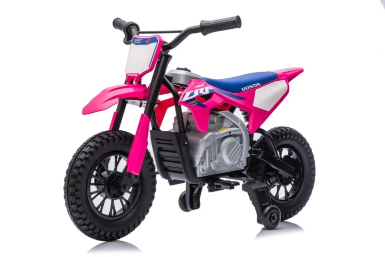 Dječji Električni Motocikl Honda Cfr450r Ružičasti Motor Na Akumulator 32