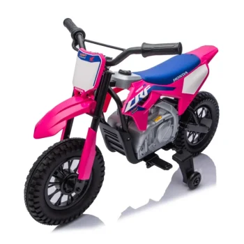 Dječji Električni Motocikl Honda Cfr450r Ružičasti Motor Na Akumulator 33