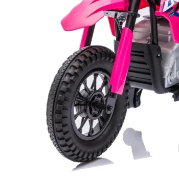 Dječji Električni Motocikl Honda Cfr450r Ružičasti Motor Na Akumulator 36