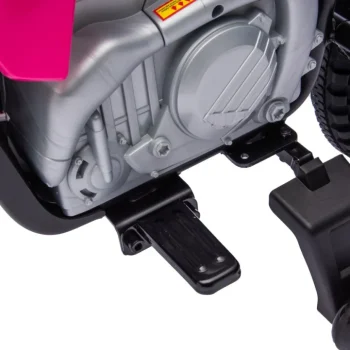 Dječji Električni Motocikl Honda Cfr450r Ružičasti Motor Na Akumulator 38