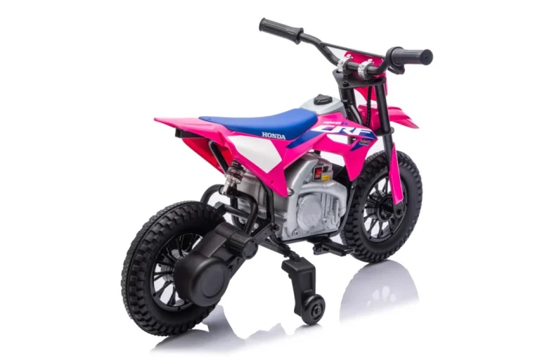 Dječji Električni Motocikl Honda Cfr450r Ružičasti Motor Na Akumulator 42