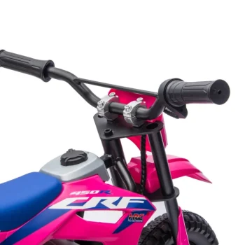 Dječji Električni Motocikl Honda Cfr450r Ružičasti Motor Na Akumulator 45