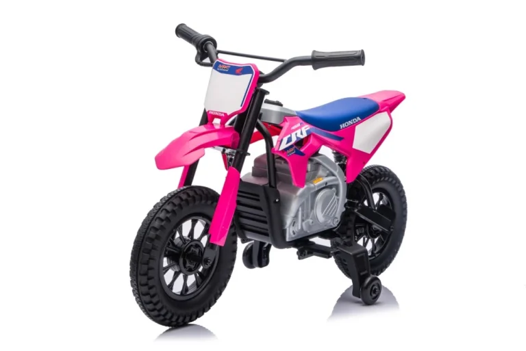 Dječji Električni Motocikl Honda Cfr450r Ružičasti Motor Na Akumulator 51