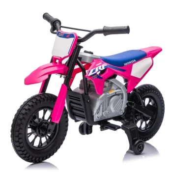 Dječji Električni Motocikl Honda Cfr450r Ružičasti Motor Na Akumulator 52