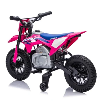 Dječji Električni Motocikl Honda Cfr450r Ružičasti Motor Na Akumulator 7
