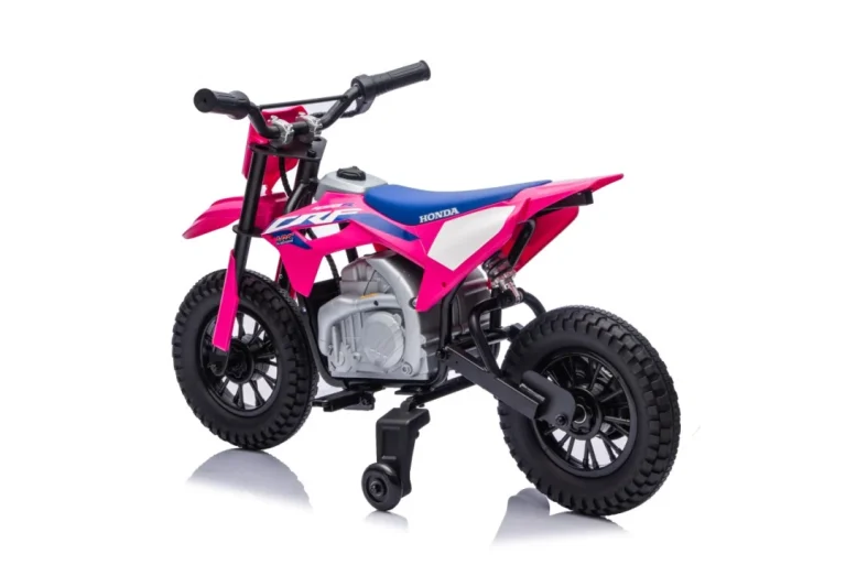 Dječji Električni Motocikl Honda Cfr450r Ružičasti Motor Na Akumulator 7