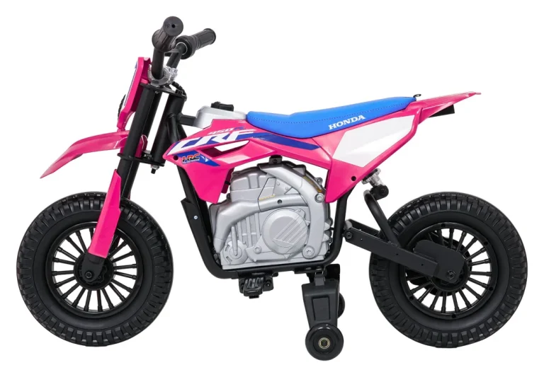 Dječji Električni Motocikl Honda Cfr450r Ružičasti Motor Na Akumulator 8