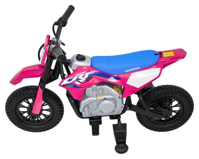 Dječji Električni Motocikl Honda Cfr450r Ružičasti Motor Na Akumulator 9