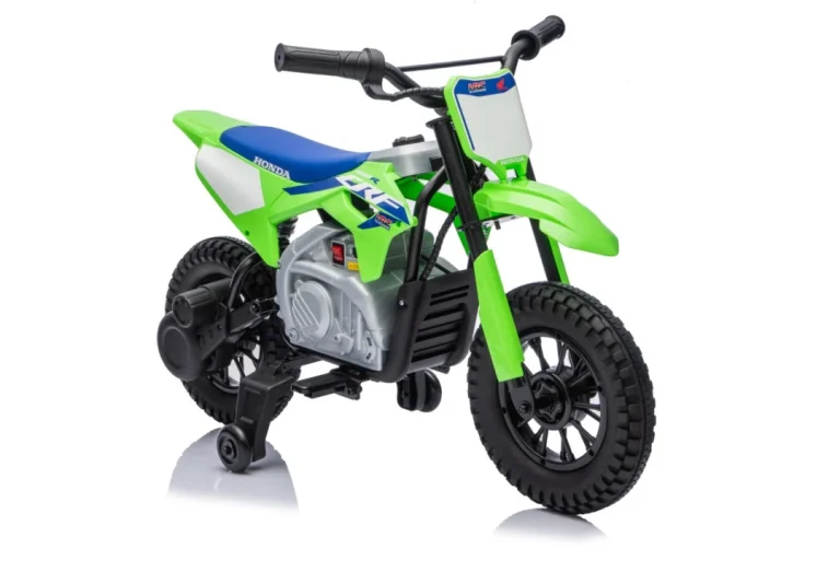 Dječji Električni Motocikl Honda Cfr450r Zeleni Motor Na Akumulator 21