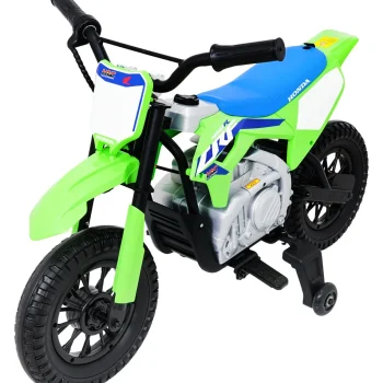 Dječji Električni Motocikl Honda Cfr450r Zeleni Motor Na Akumulator 22