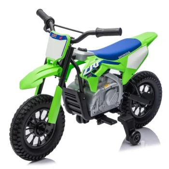 Dječji Električni Motocikl Honda Cfr450r Zeleni Motor Na Akumulator 27
