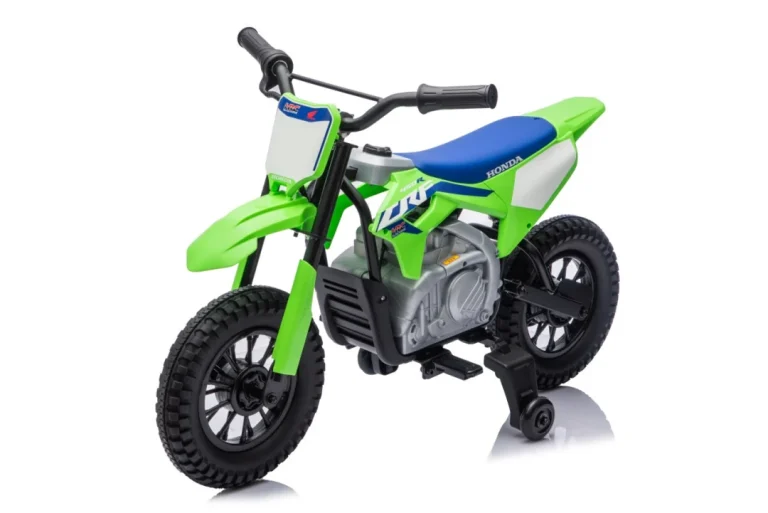 Dječji Električni Motocikl Honda Cfr450r Zeleni Motor Na Akumulator 27