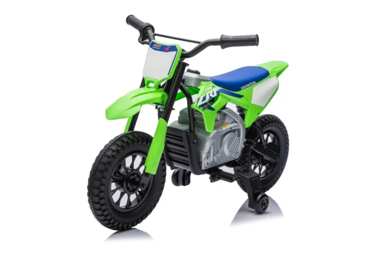 Dječji Električni Motocikl Honda Cfr450r Zeleni Motor Na Akumulator 3
