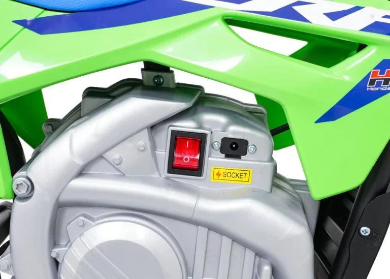 Dječji Električni Motocikl Honda Cfr450r Zeleni Motor Na Akumulator 32