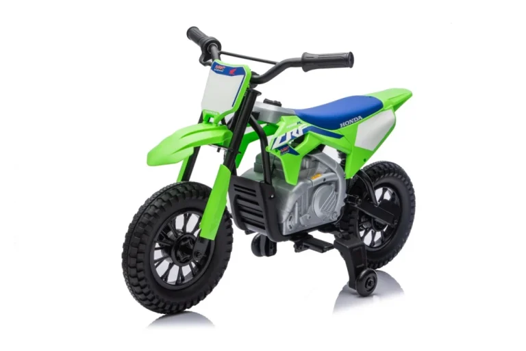 Dječji Električni Motocikl Honda Cfr450r Zeleni Motor Na Akumulator 7
