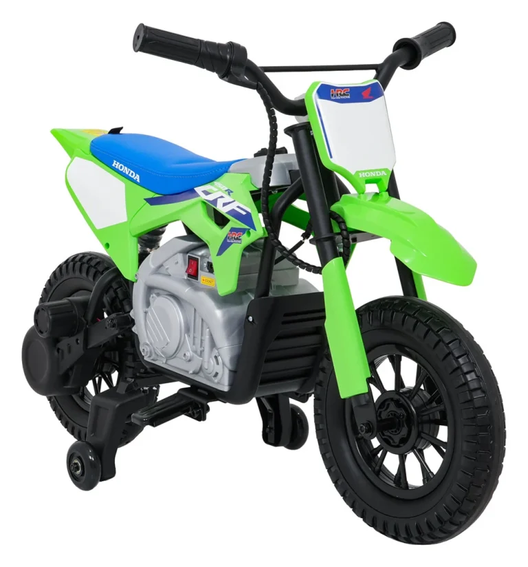Dječji Električni Motocikl Honda Cfr450r Zeleni Motor Na Akumulator 8