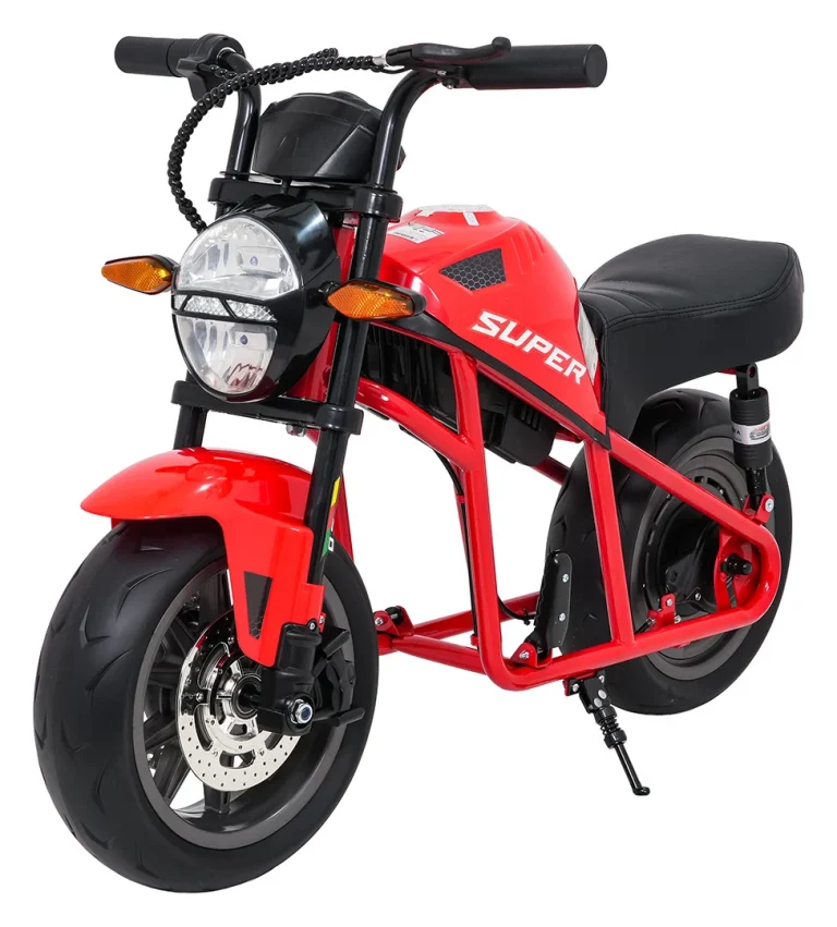 Dječji Električni Motocikl Supermoto Crveni Motor Na Akumulator 1
