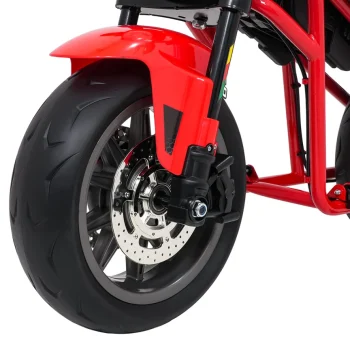 Dječji Električni Motocikl Supermoto Crveni Motor Na Akumulator 24