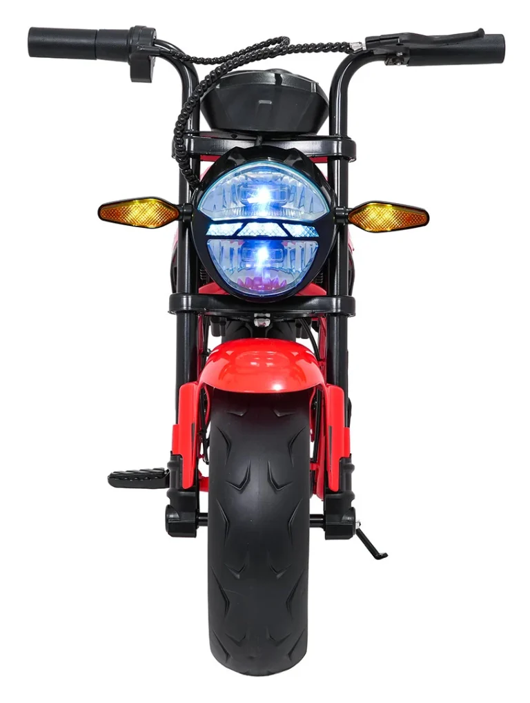 Dječji Električni Motocikl Supermoto Crveni Motor Na Akumulator 3