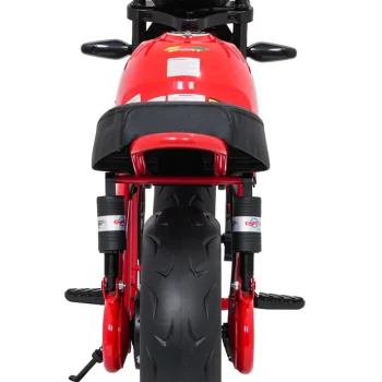 Dječji Električni Motocikl Supermoto Crveni Motor Na Akumulator 8