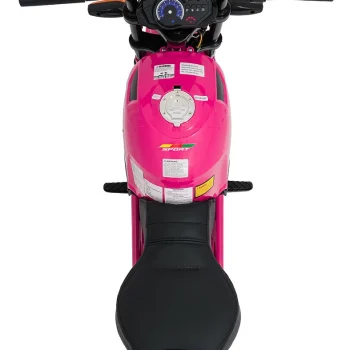 Dječji Električni Motocikl Supermoto Ružičasti Motor Na Akumulator 13