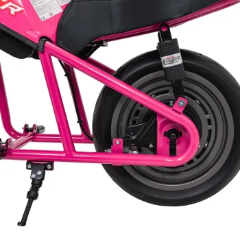 Dječji Električni Motocikl Supermoto Ružičasti Motor Na Akumulator 22