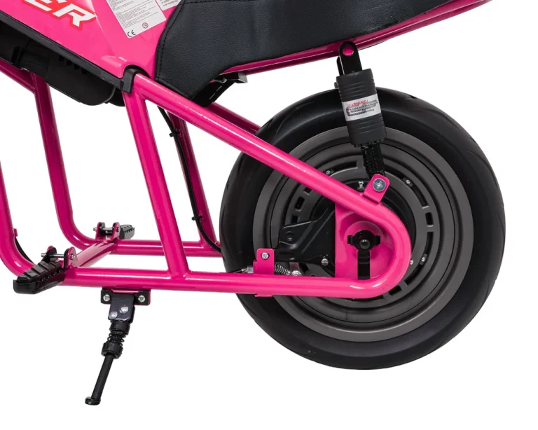 Dječji Električni Motocikl Supermoto Ružičasti Motor Na Akumulator 22