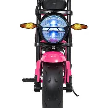 Dječji Električni Motocikl Supermoto Ružičasti Motor Na Akumulator 3