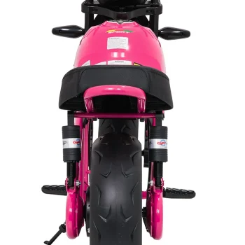 Dječji Električni Motocikl Supermoto Ružičasti Motor Na Akumulator 8