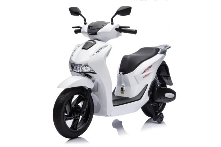 Dječji Električni Skuter Honda Sh125i Bijeli Motor Na Akumulator 1