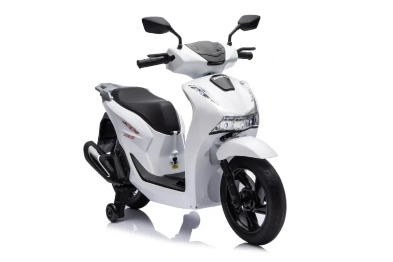 Dječji Električni Skuter Honda Sh125i Bijeli Motor Na Akumulator 11