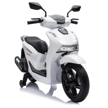 Dječji Električni Skuter Honda Sh125i Bijeli Motor Na Akumulator 13