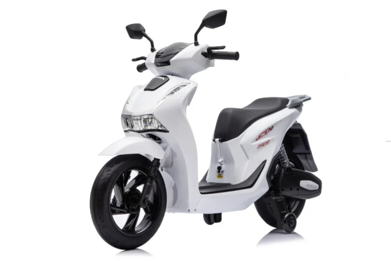 Dječji Električni Skuter Honda Sh125i Bijeli Motor Na Akumulator 15