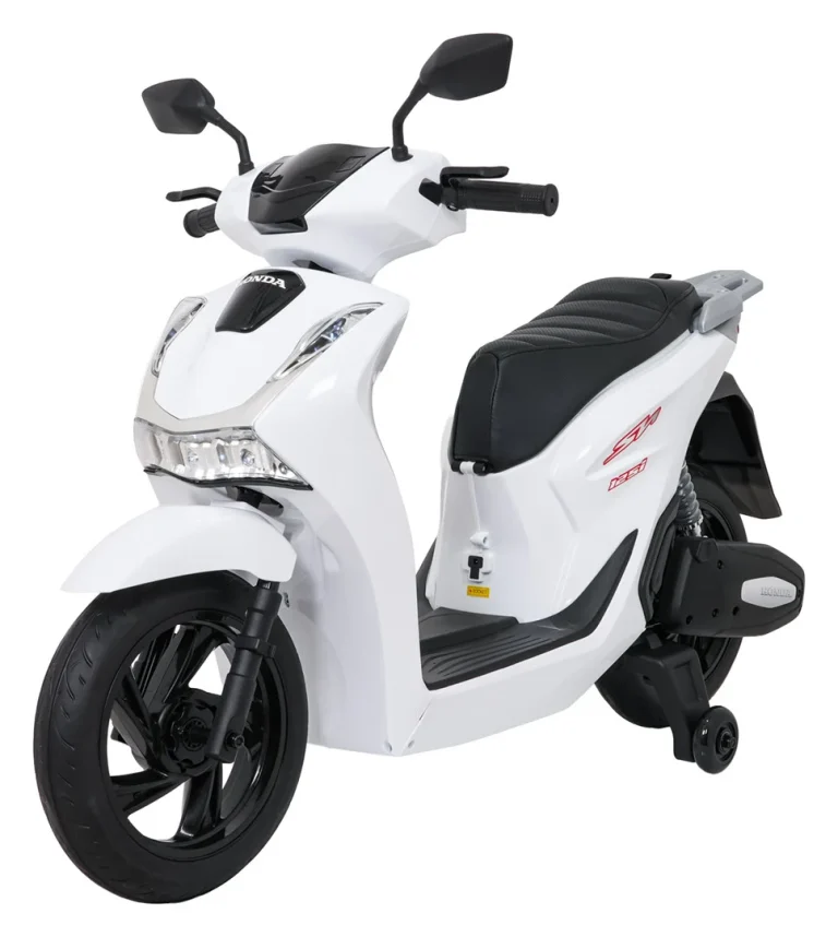 Dječji Električni Skuter Honda Sh125i Bijeli Motor Na Akumulator 2