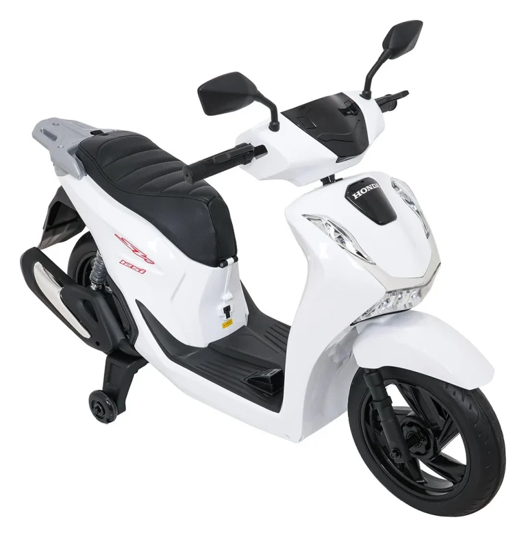 Dječji Električni Skuter Honda Sh125i Bijeli Motor Na Akumulator 22