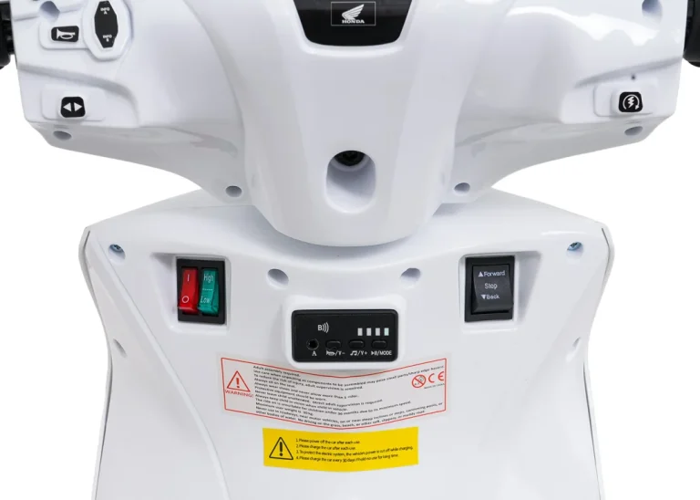 Dječji Električni Skuter Honda Sh125i Bijeli Motor Na Akumulator 30