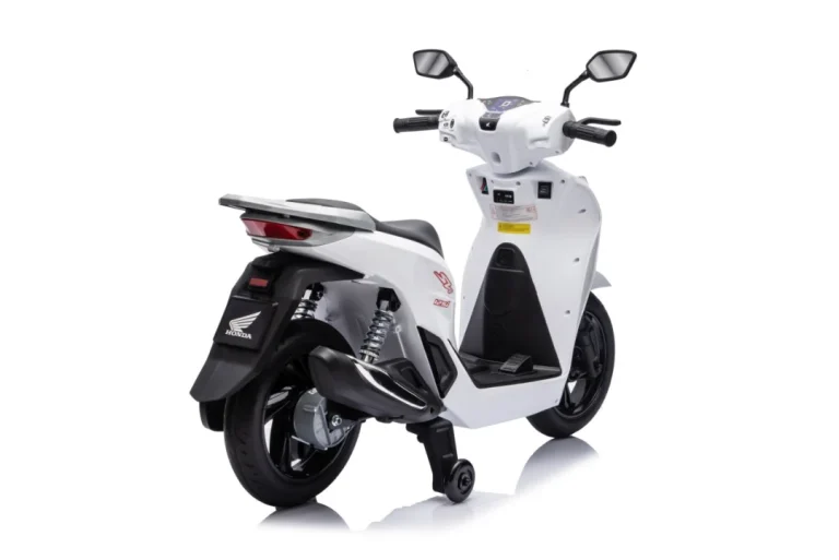 Dječji Električni Skuter Honda Sh125i Bijeli Motor Na Akumulator 5