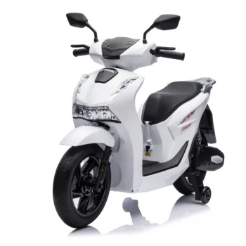 Dječji Električni Skuter Honda Sh125i Bijeli Motor Na Akumulator 55